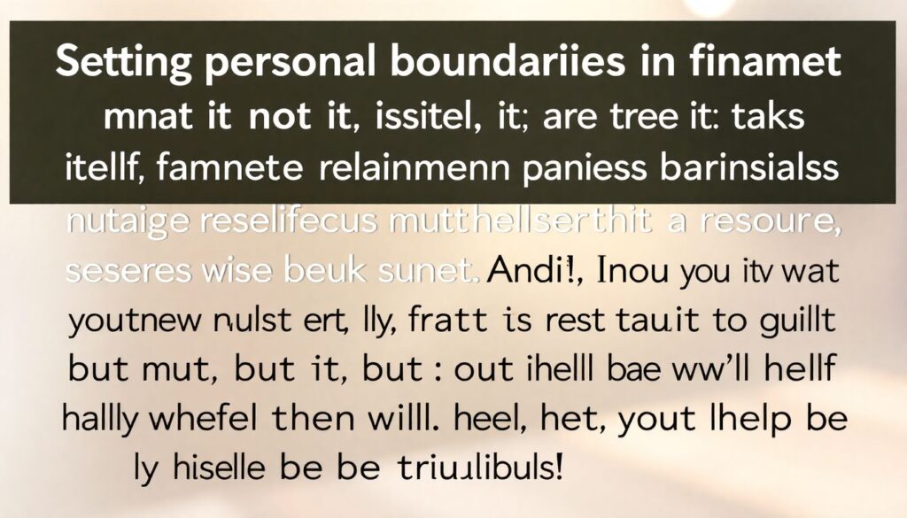 Как выстроить личные границы в финансовых вопросах с родственниками. - иллюстрация