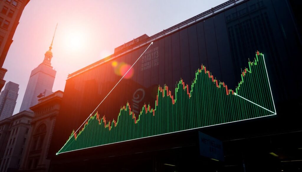 Торговля по паттерну Расширяющийся треугольник. - иллюстрация