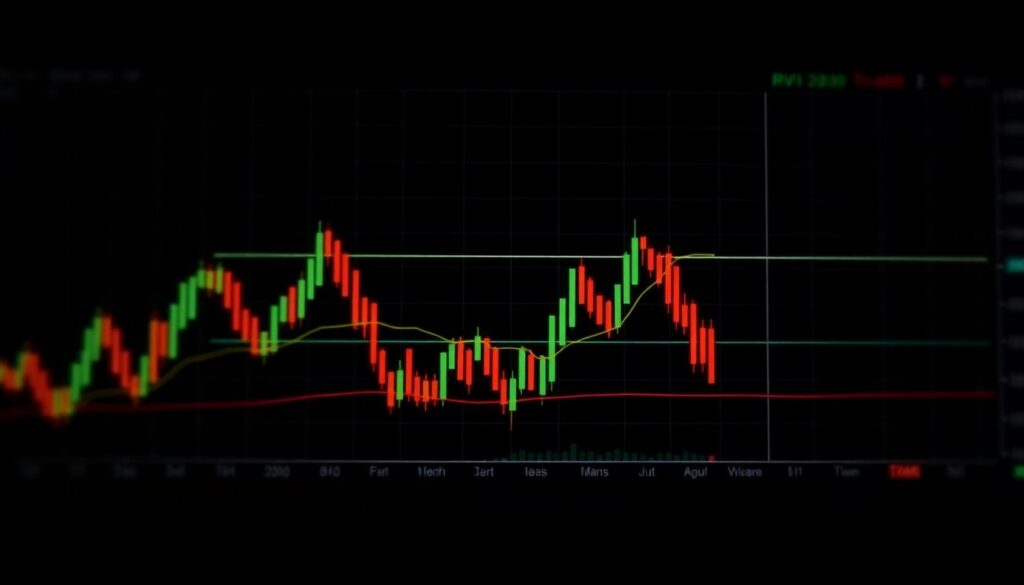 Торговля по индикатору Индекс относительной бодрости (Relative Vigor Index). - иллюстрация