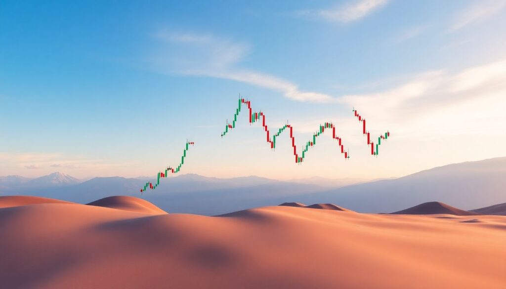 Торговля по индикатору Aroon. - иллюстрация