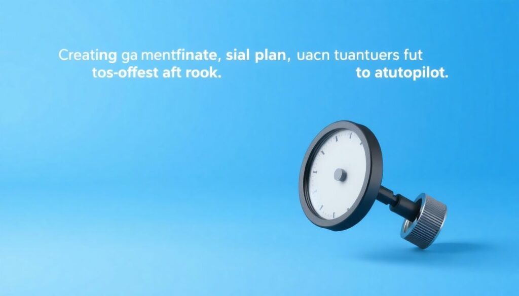 Как создать финансовый план, который будет работать на автопилоте. - иллюстрация