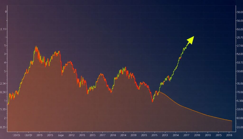 Торговля по паттерну Клин. - иллюстрация