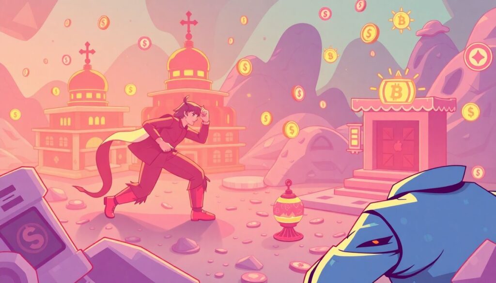 Play-to-Earn (P2E) игры: новый способ заработка на криптовалюте. - иллюстрация