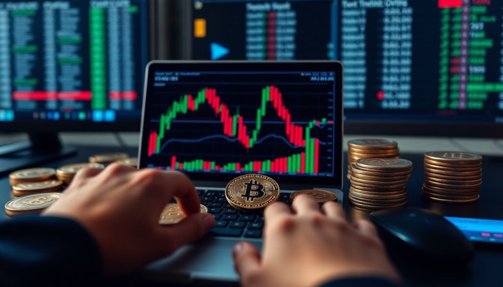 Скальпинг на криптовалютной бирже: быстрые сделки, быстрая прибыль. - иллюстрация