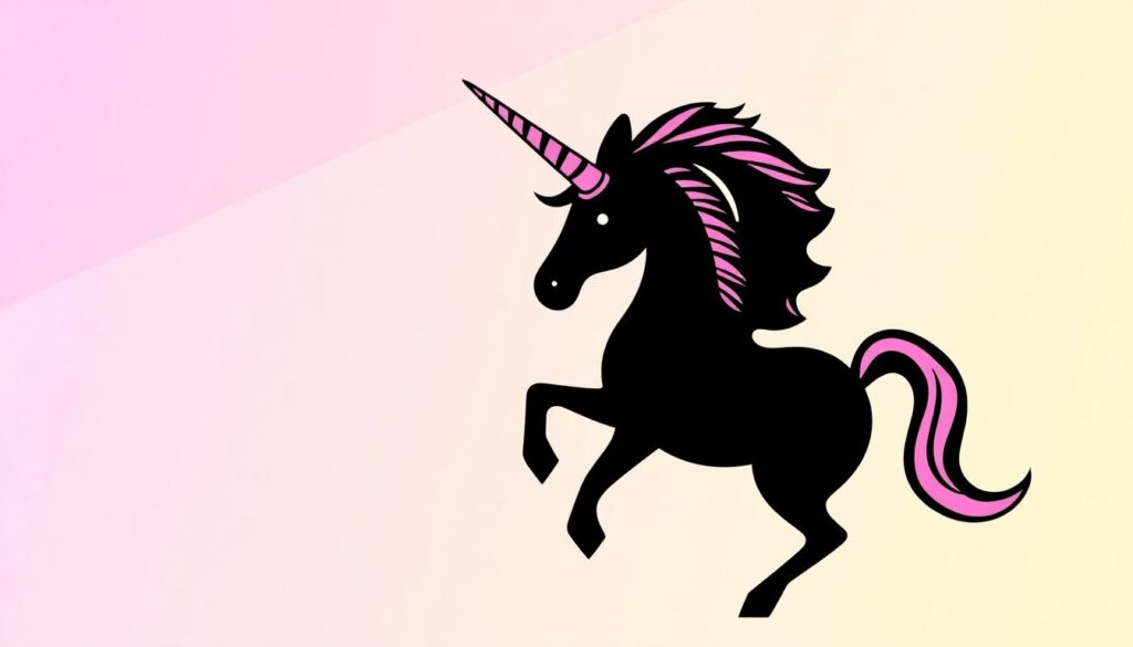Что такое единороги в мире стартапов. - иллюстрация
