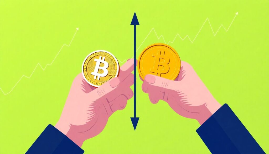 Торговля на основе корреляции между S&P 500 и BTC. - иллюстрация