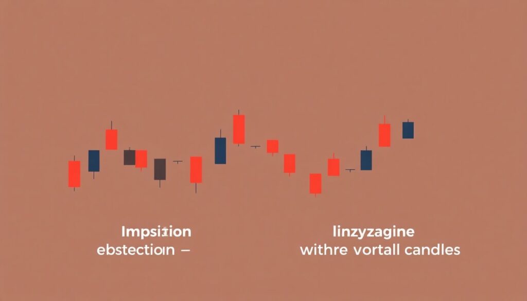 Что такое импульс и коррекция на графике. - иллюстрация