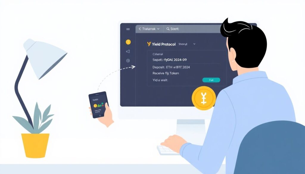 Как работает протокол Yield Protocol. - иллюстрация