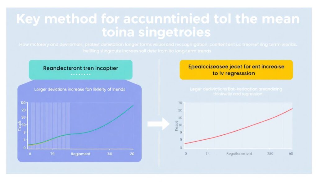 Что такое регрессия к среднему и как ее учитывать в прогнозах. - иллюстрация