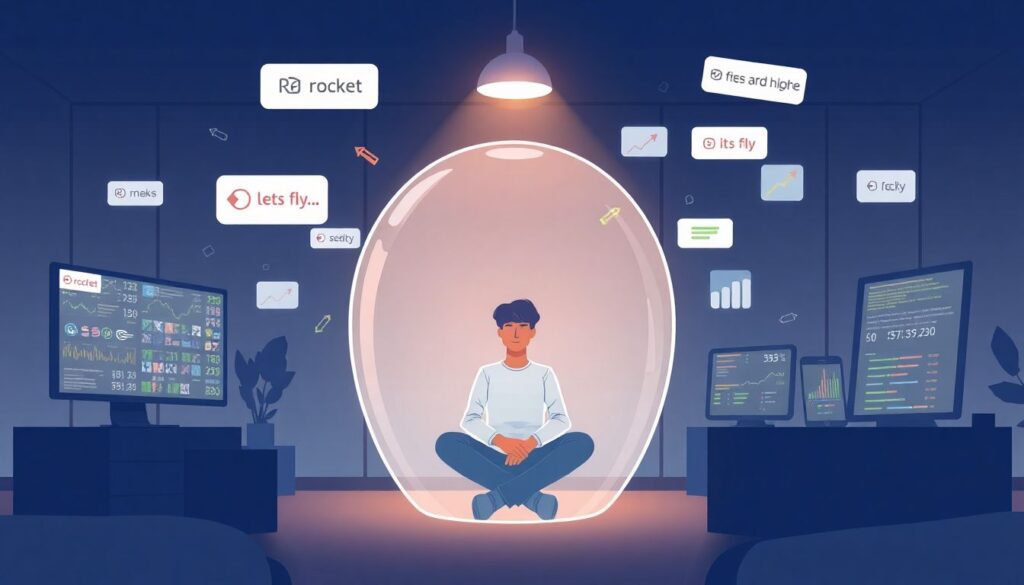 Как не поддаться ажиотажу на рынке: эмоции, FOMO и грамотные решения в инвестициях - иллюстрация